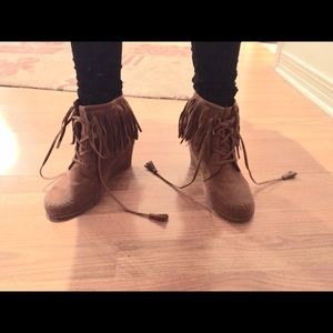 Tan Moccasin booties